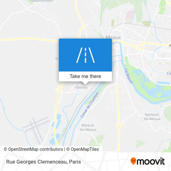 Rue Georges Clemenceau map