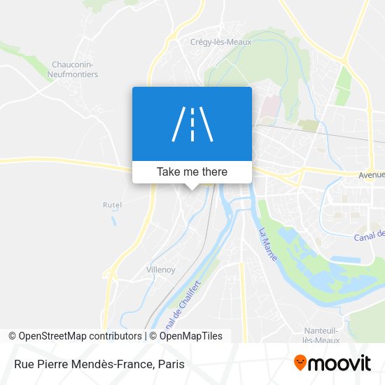 Rue Pierre Mendès-France map