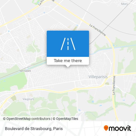 Mapa Boulevard de Strasbourg