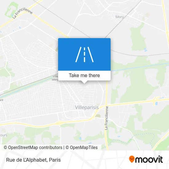 Rue de L'Alphabet map