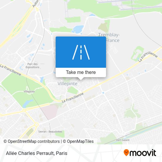 Allée Charles Perrault map