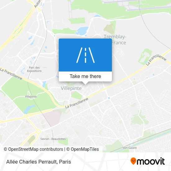 Allée Charles Perrault map