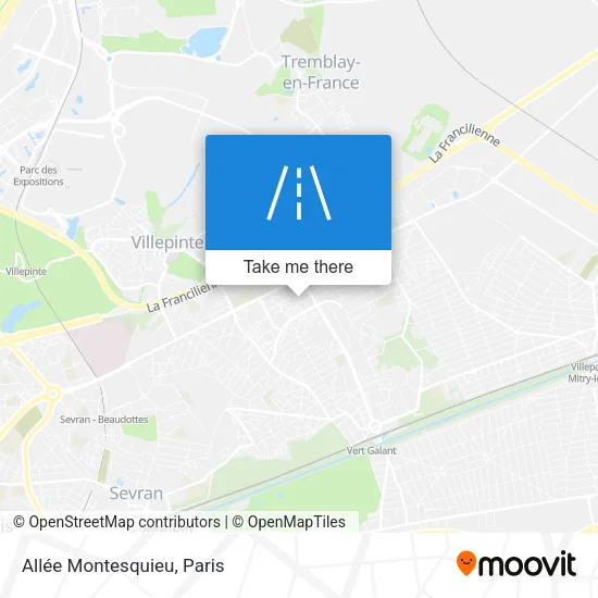 Allée Montesquieu map