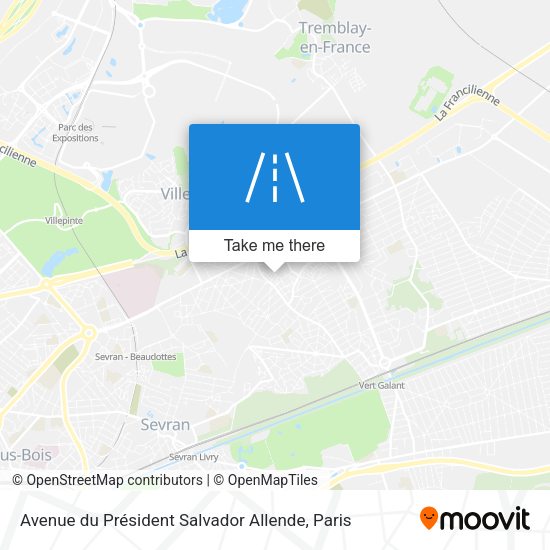Avenue du Président Salvador Allende map