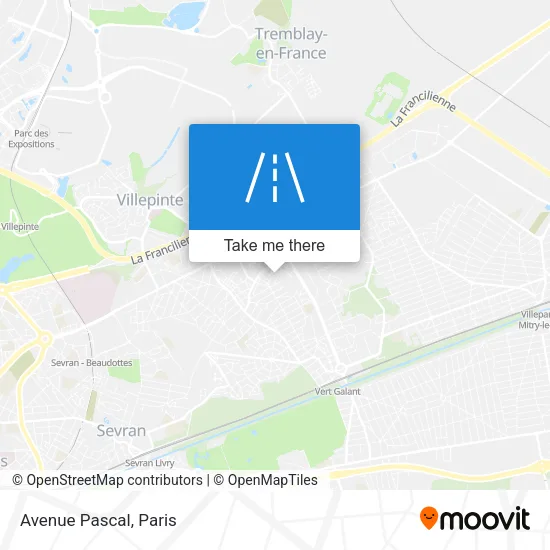 Avenue Pascal map