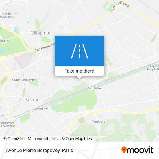 Avenue Pierre Bérégovoy map