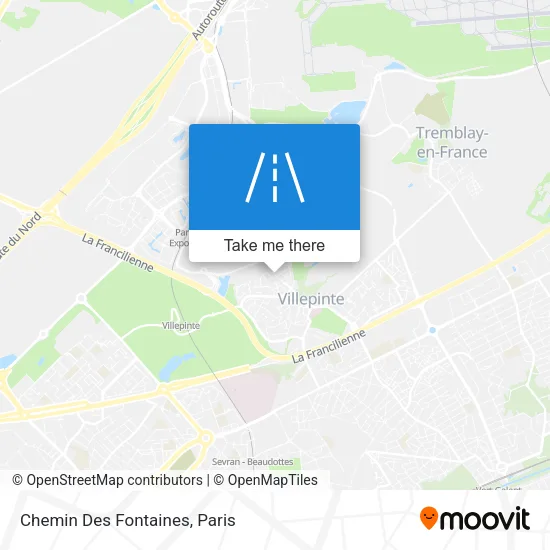 Chemin Des Fontaines map