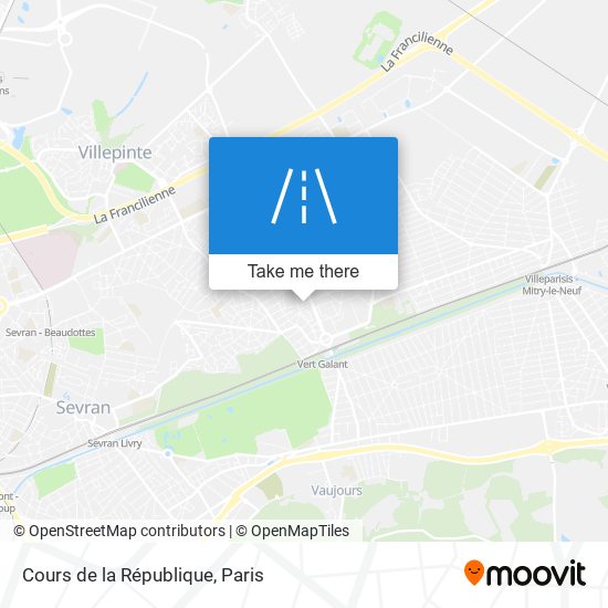 Mapa Cours de la République