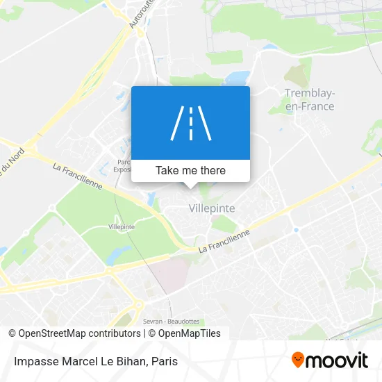 Impasse Marcel Le Bihan map