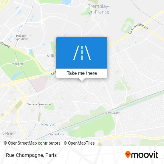 Rue Champagne map