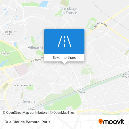 Rue Claude Bernard map