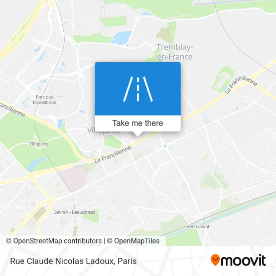 Rue Claude Nicolas Ladoux map