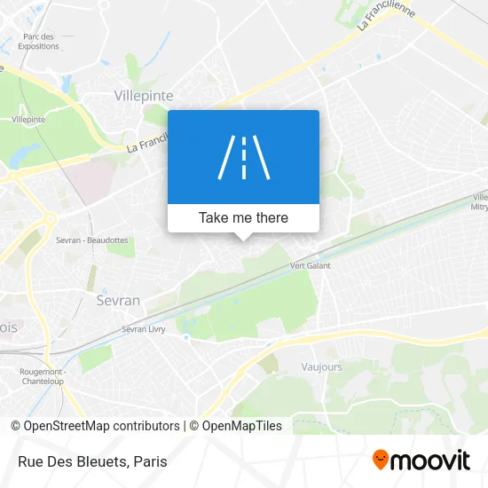 Rue Des Bleuets map