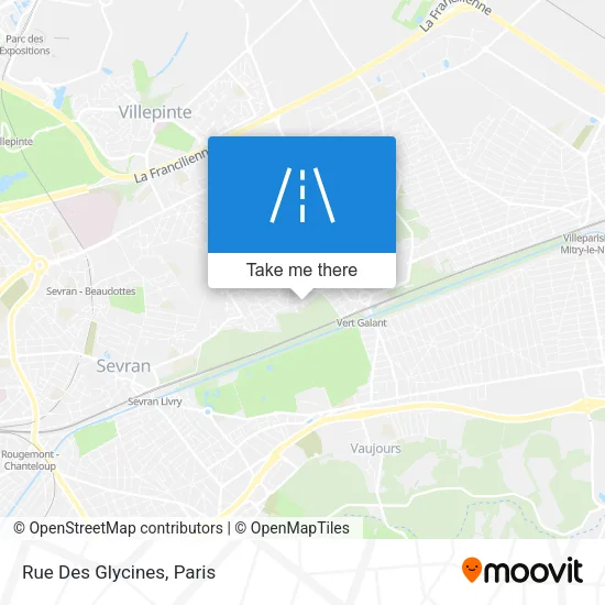 Rue Des Glycines map
