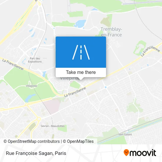 Rue Françoise Sagan map