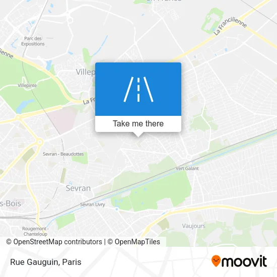 Rue Gauguin map