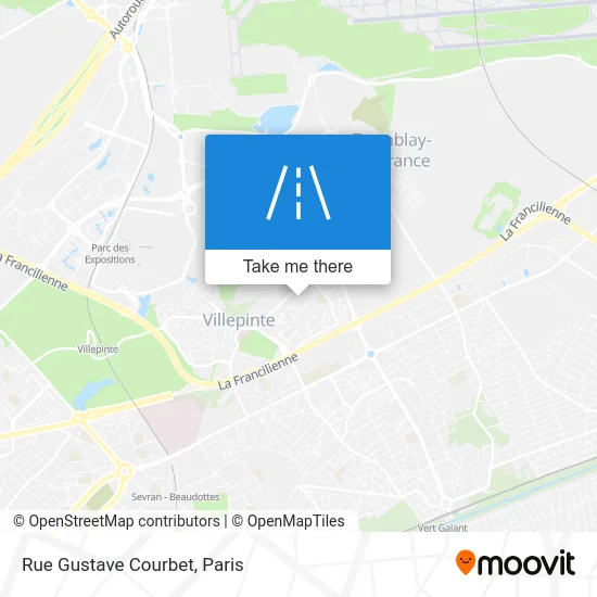 Rue Gustave Courbet map