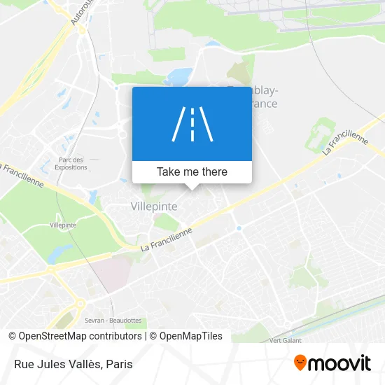 Rue Jules Vallès map