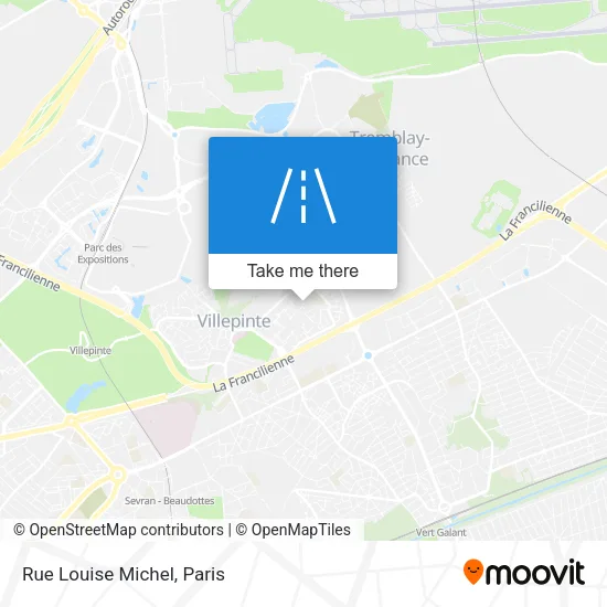 Rue Louise Michel map