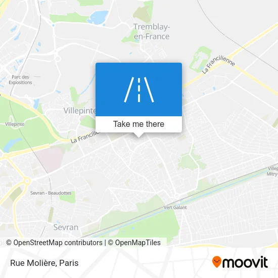 Rue Molière map