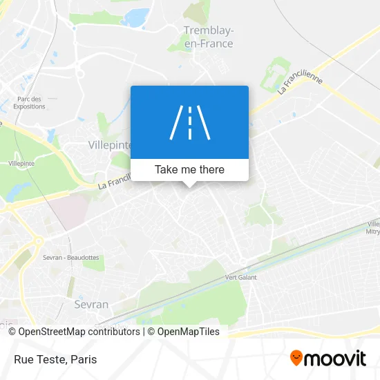 Rue Teste map