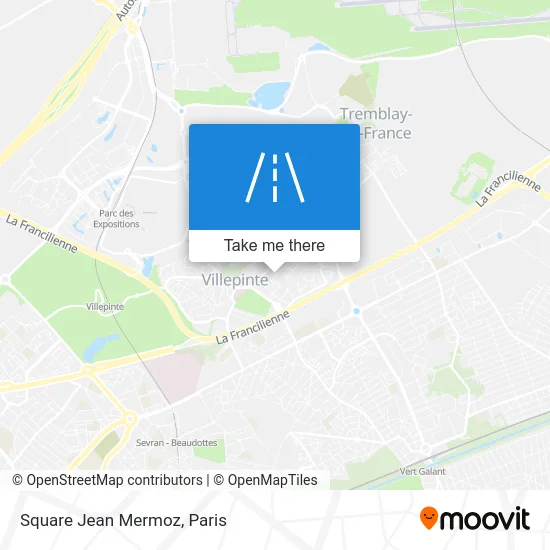Square Jean Mermoz map