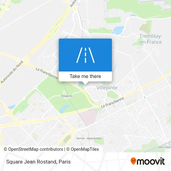 Square Jean Rostand map