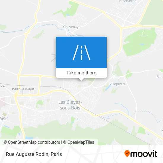 Rue Auguste Rodin map