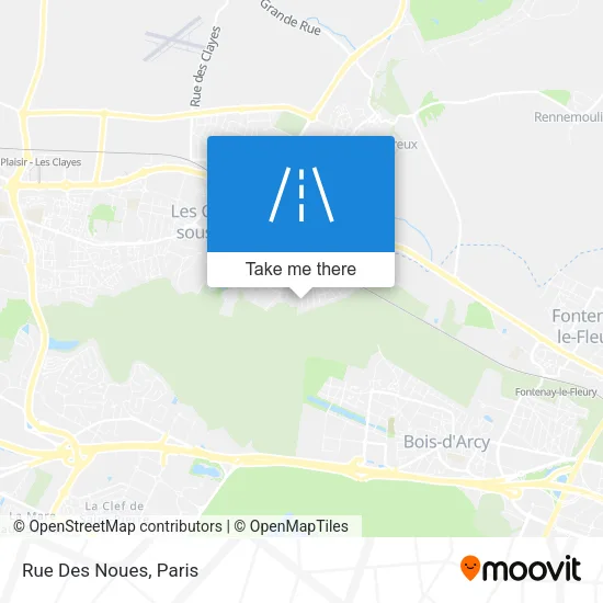 Rue Des Noues map