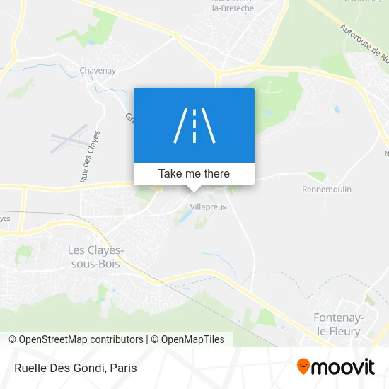 Ruelle Des Gondi map