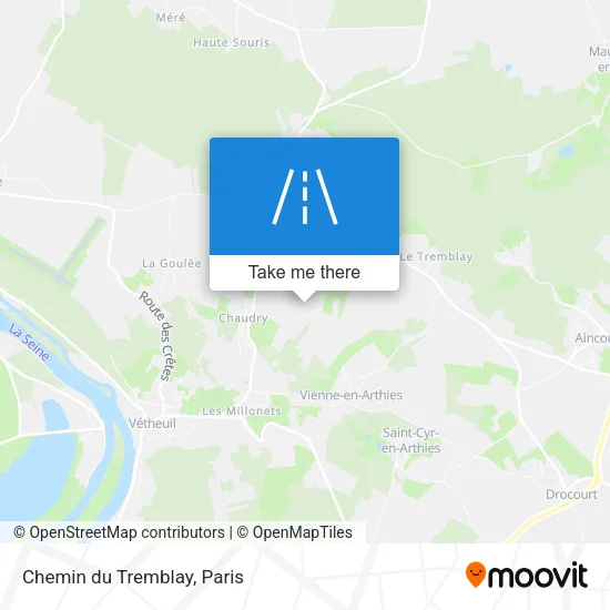 Chemin du Tremblay map