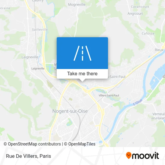 Rue De Villers map