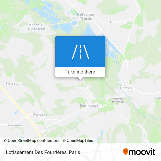 Lotissement Des Fourrières map