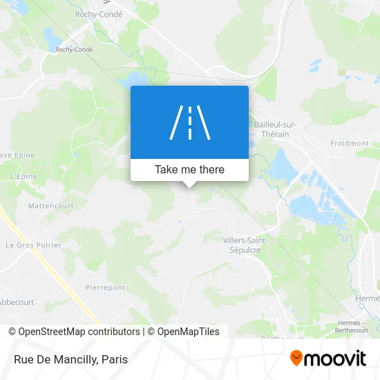 Rue De Mancilly map