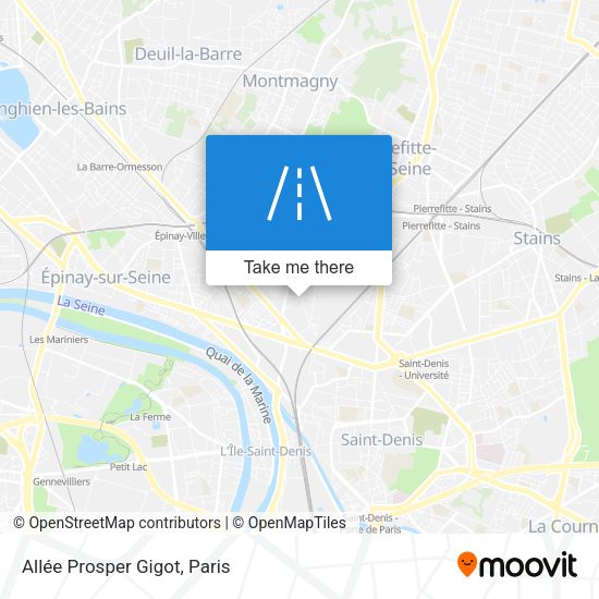 Allée Prosper Gigot map