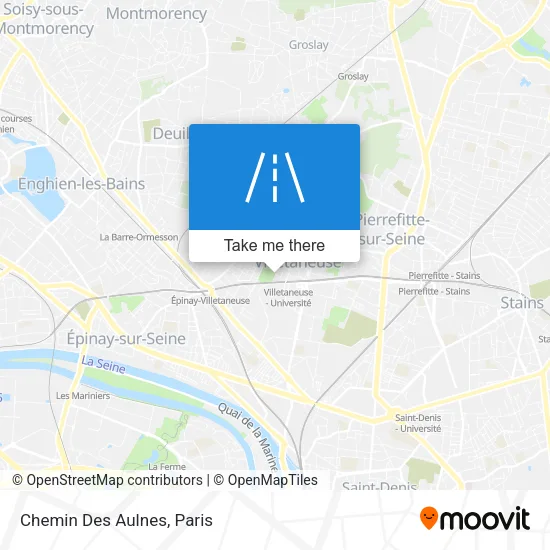Chemin Des Aulnes map