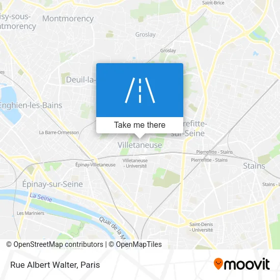 Rue Albert Walter map