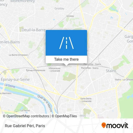 Rue Gabriel Péri map
