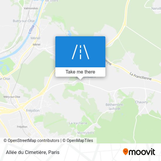 Allée du Cimetière map