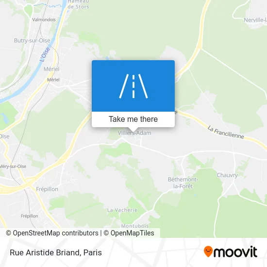 Rue Aristide Briand map