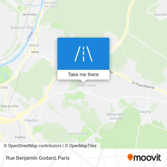Rue Benjamin Godard map