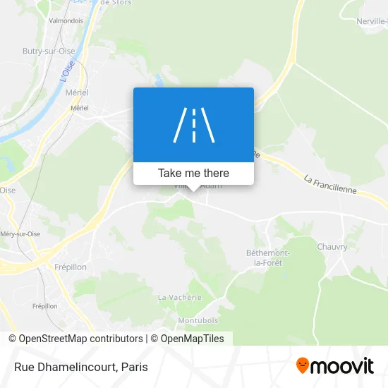 Rue Dhamelincourt map