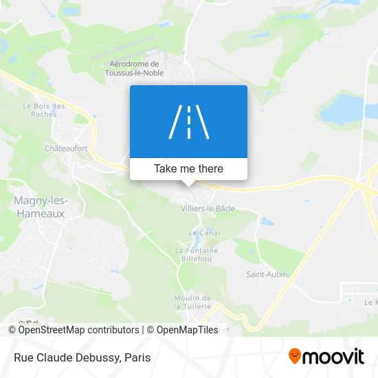 Rue Claude Debussy map