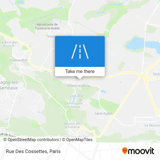 Rue Des Cossettes map
