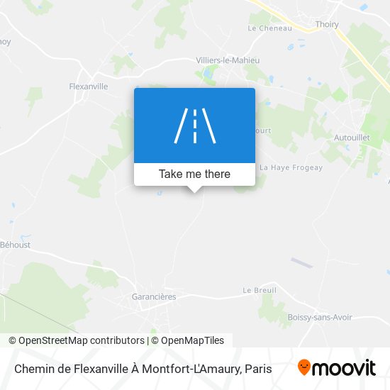 Chemin De Flexanville À Montfort-L'Amaury map