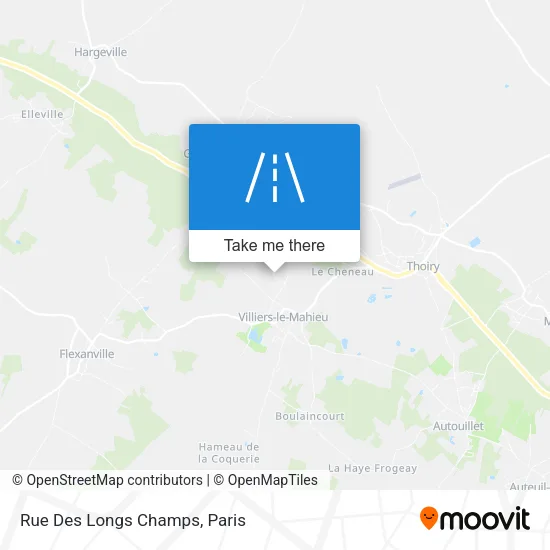 Rue Des Longs Champs map