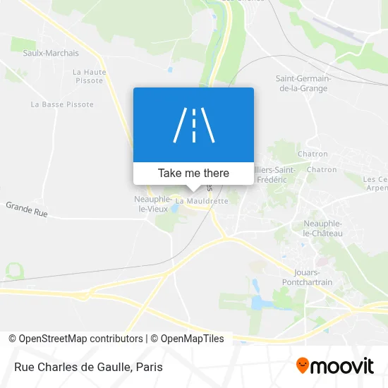 Rue Charles de Gaulle map