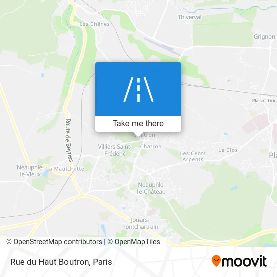 Rue du Haut Boutron map