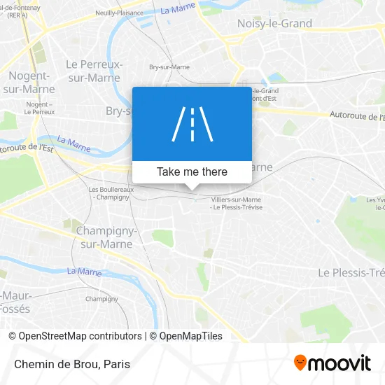 Chemin de Brou map