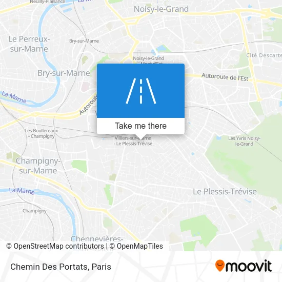 Chemin Des Portats map